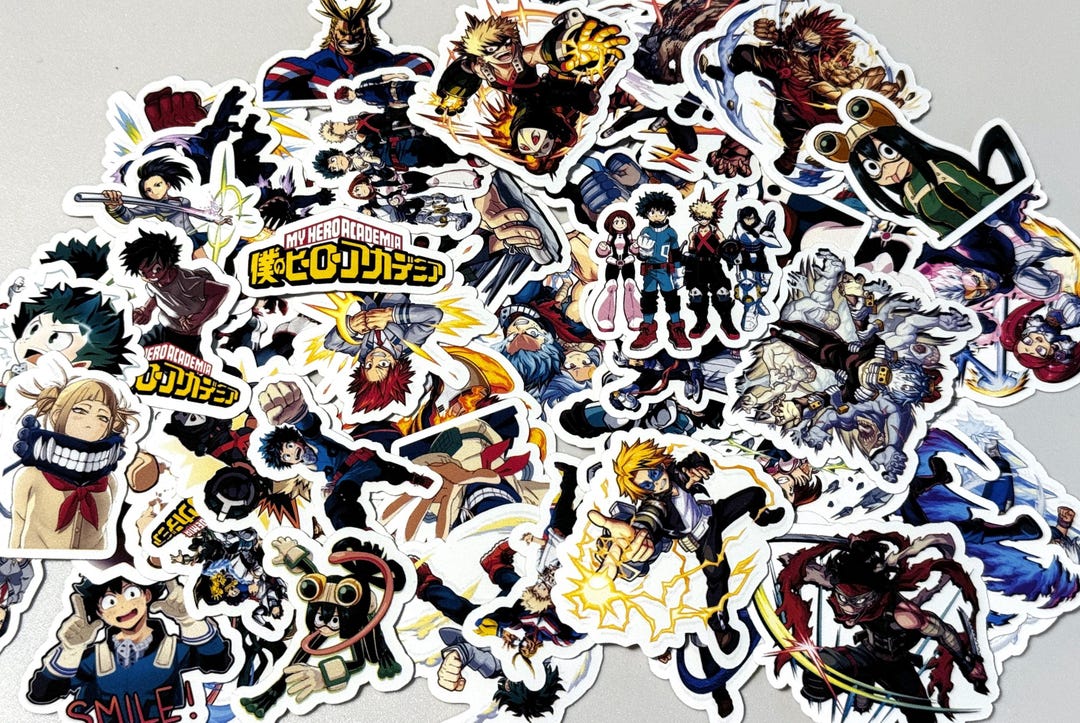 My Hero Academia 100 Sticker, 2 Sets, No Repeat, My Hero Academia