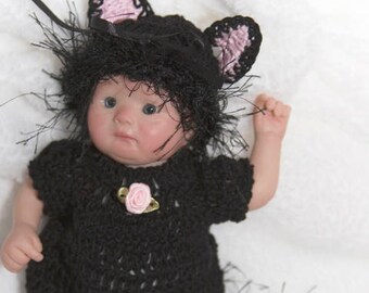 Cheryls Crochet CB7 Doll 6 to 7 inches Little Kitty Cat Set PDF Download Crochet Pattern