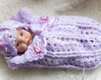 Cheryls Crochet D108 Doll 9 to 10 inches Cocoon Set PDF Download Crochet Pattern