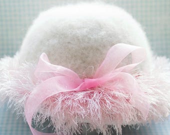 Cheryls Crochet CCF5 Baby Felted Fancy Fur Bonnet PDF Download Crochet Pattern
