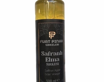 Vinaigre de cidre de pomme et safran 500 ml