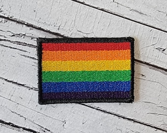 LGBTQ Pride Flag Patch - LGBT Pride Patch. Great for Christmas Stocking Stuffers!