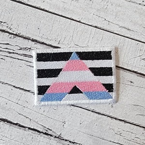 LGBTQ Transgender Ally Flag Patch - LGBT Ally Patch. Trans Ally Pride Great for Christmas Stocking Stuffers!