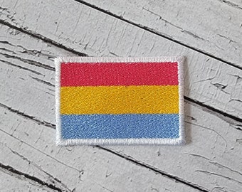 LGBTQ Pansexual Flag Patch - LGBT Patch. Great for Christmas Stocking Stuffers!