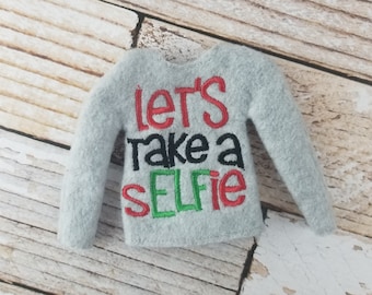 Elf Clothes - Selfie Sweater, Elf Sweater, Elf clothes, Christmas Elf,  Original Elf or Plush Elf