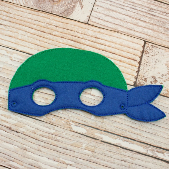 Ninja Turtle Mask Felt Ninja Turtle Mask for Parties Etsy