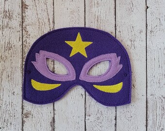 Luchador Mask - felt Luchador mask for Birthday Parties, Halloween, or Dress-up Play, Wrestler Halloween Mask, Luchador Halloween Costume