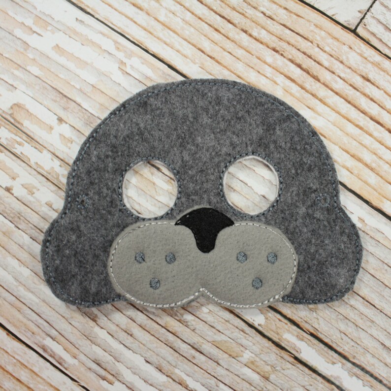 Seal Mask Felt Seal Mask for Birthday Parties Halloween or Etsy