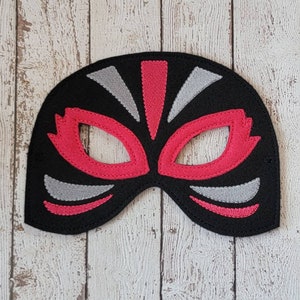 Luchador Mask felt Luchador mask for Birthday Parties, Halloween, or Dress-up Play, Wrestler Halloween Mask, Luchador Halloween Costume image 1