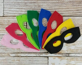 Super Hero Mask - felt mask for Birthday Parties, Halloween, Dress-up, Super Hero Halloween Mask, Super Hero Halloween Costume