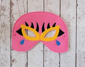 Luchador Mask - felt Luchador mask for Birthday Parties, Halloween, or Dress-up Play, Wrestler Halloween Mask, Luchador Halloween Costume