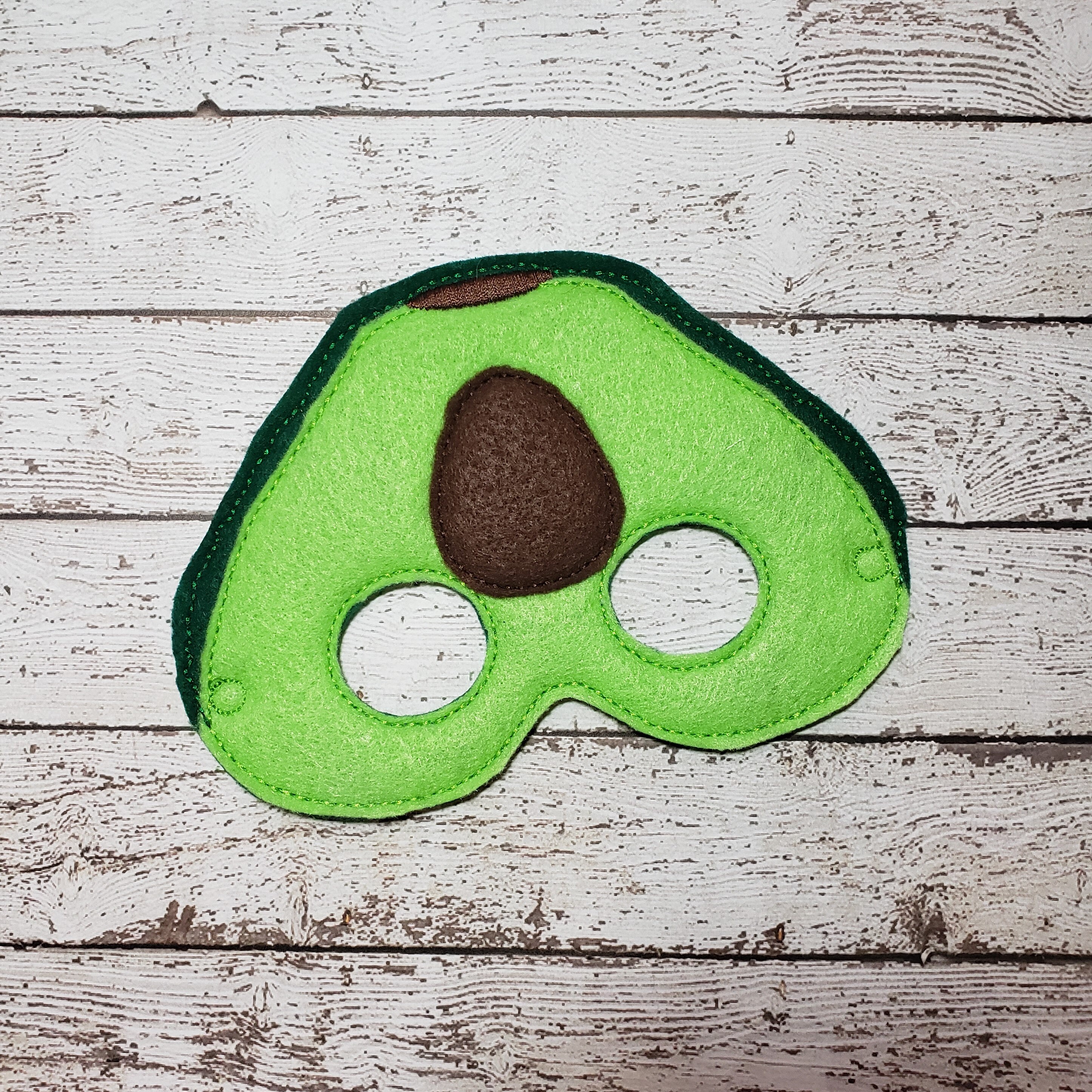 Avocado Mask felt Avocado mask for Parties Halloween Etsy