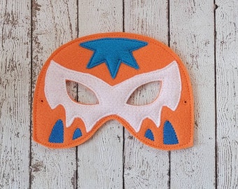 Luchador Mask - felt Luchador mask for Birthday Parties, Halloween, or Dress-up Play, Wrestler Halloween Mask, Luchador Halloween Costume