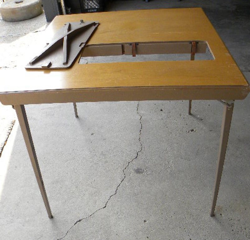 Vintage 301A Singer Long bed Sewing Machine Folding Table Etsy
