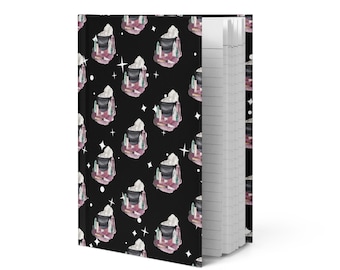 Cuaderno de tapa dura con diseño de caldero de brujas / Cuaderno de escritura con renglones / Diario personal / Cuaderno universitario / Regalo para escritores / Agenda de tapa dura