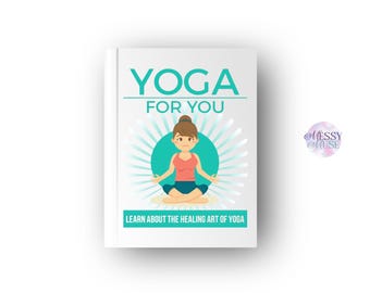 Libro electrónico de yoga para aliviar el estrés / Guía de yoga caliente / Yoga para el dolor de espalda y la artritis / Mindfulness para la sanación emocional / Descarga digital en PDF