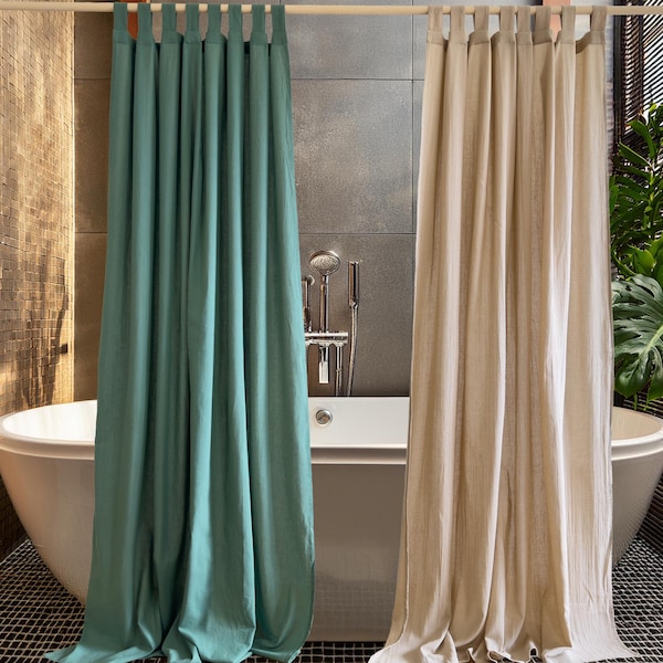 Cotton Shower Curtain Etsy UK