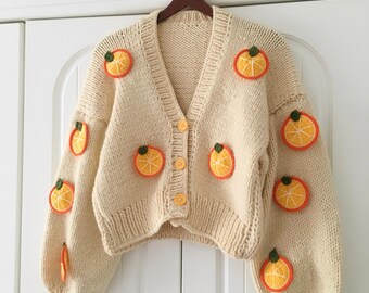 トップス PERVERZE Archive Knit Cardigan Orange il_340x270.6536589112_gaya.jpg
