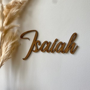 Personalized Wooden Name