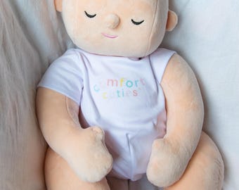 Weighted Plush Comfort Doll: 5.5lb Anxiety Relief Cuddle Baby Doll