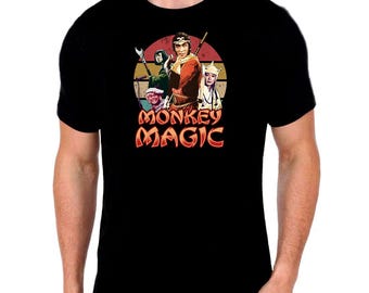 Monkey Magic T-Shirt: 70s TV Show Karate Fan Gift