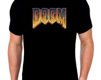 DOOM T Shirt - Gaming Nerd T Shirt - Vintage Video Game T Shirt