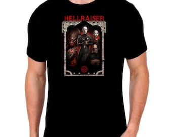 Hellraiser Pinhead T-Shirt: Clive Barker Horror Film Fan Gift
