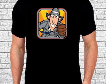 Inspector Gadget T Shirt - 80s Cartoon T Shirt - Retro Cartoon T Shirt