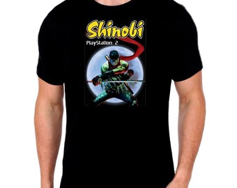 Shinobi SEGA T-Shirt: Retro Gamer Ninja Samurai Art Gift