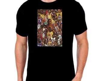 NBA Hall of Fame Basketball T-Shirt: USA Graphic Tee