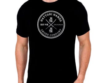KILL BILL T Shirt Hattori Hanzo T shirt Japanese Sword Gift Tarantino TShirt 70s Movie T Shirt
