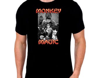 Monkey Magic T-Shirt: 70s Japanese Fantasy TV Show Fan Gift