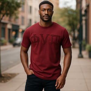 Kappa Alpha Psi Tonal Chenille Phi Nu Pi Tshirt