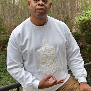 Kappa Alpha Psi White out sweatshirt