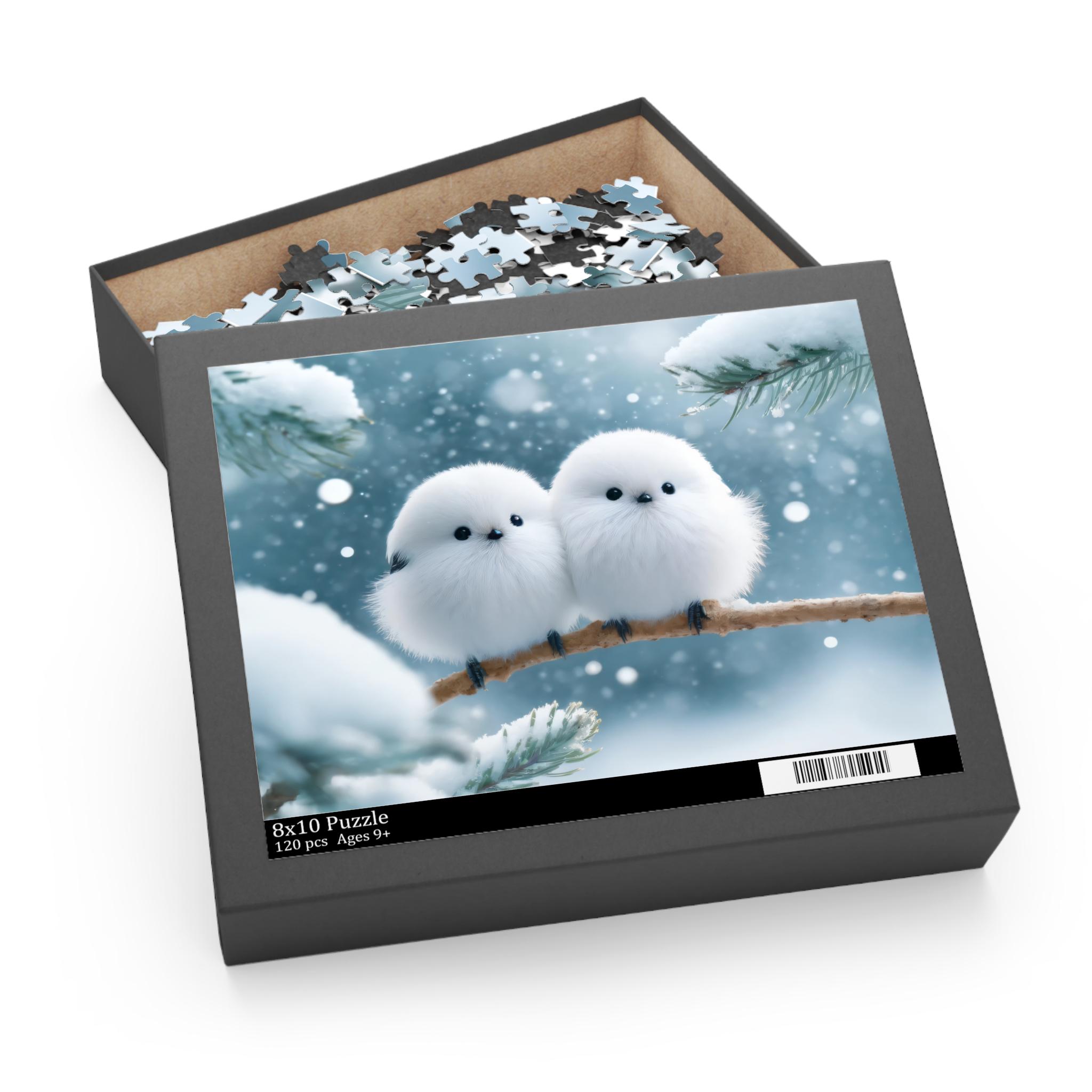 Japanese Hokkaido SHIMAENAGA Two Birds Kawaii Snow Fairy Bird