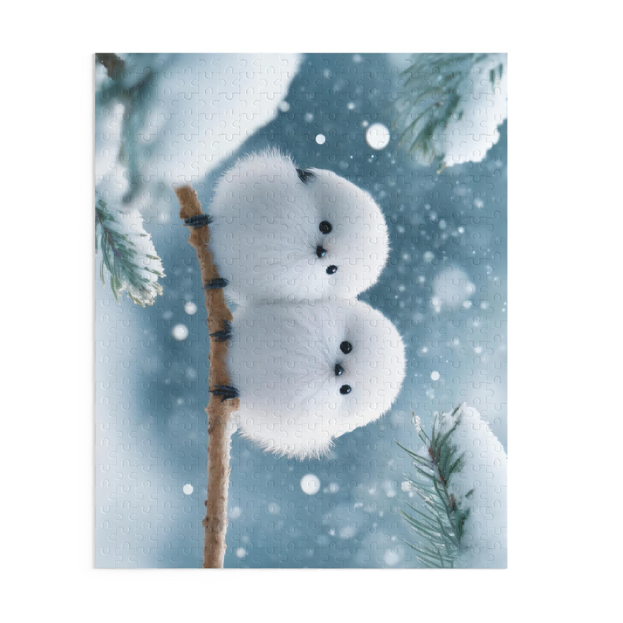 Japanese Hokkaido SHIMAENAGA Two Birds Kawaii Snow Fairy Bird