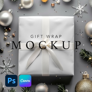 Bozza di carta da regalo natalizia, carta da regalo in stile minimalista, carta da regalo invernale, PNG drag-and-drop di Canva, oggetto avanzato di Photoshop