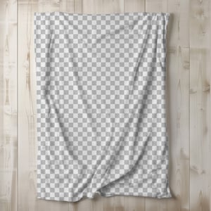 May include: A white fabric backdrop with a checkered pattern, draped and folded, creating a textured surface. The fabric is smooth and appears to be made of a soft material.