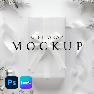 Bozza di carta da regalo natalizia, carta da regalo in stile minimalista, carta da regalo invernale, PNG drag-and-drop di Canva, oggetto avanzato di Photoshop