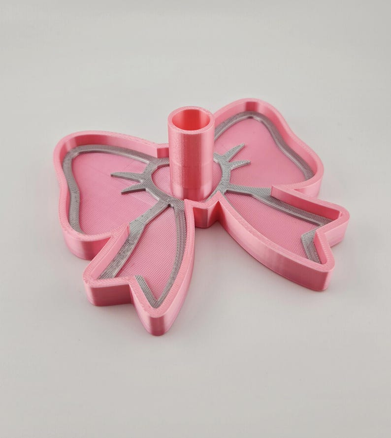 Bow Pen Bead Tray 3d file image 2