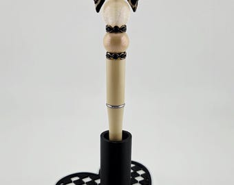 Checkered Heart Pen holder (3d file)