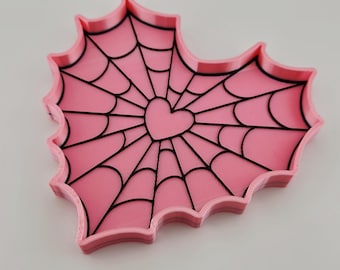 Heart Web Bead Tray (3d file)