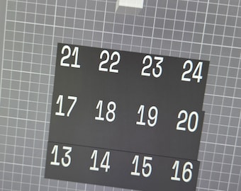 3 Tier display numbers 13-24 (doorables or anything else) (3d file)