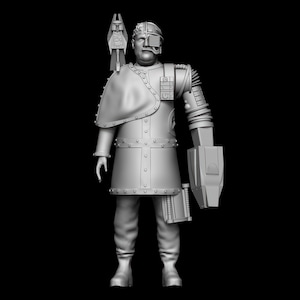 Doctor Who Character Options Pirate Captain Custom Articulated Action Figure 3D Printed