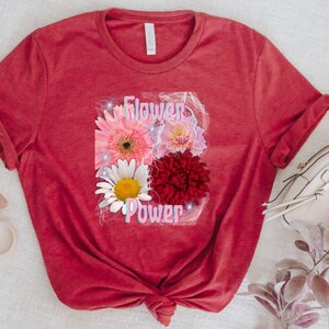 Floral Graphic Tee: Flower Power T-Shirt