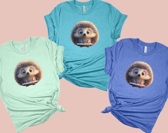 Hedgehog T-Shirt, Animal Lover Gift