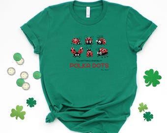 Ladybug Polka Dot T-Shirt: Nature Lover Gift
