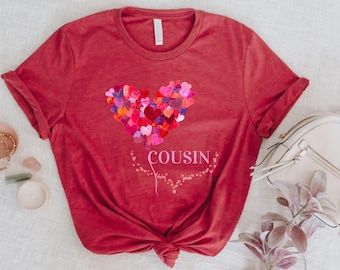Cousin Love T-Shirt: Valentine's Day Family Tee