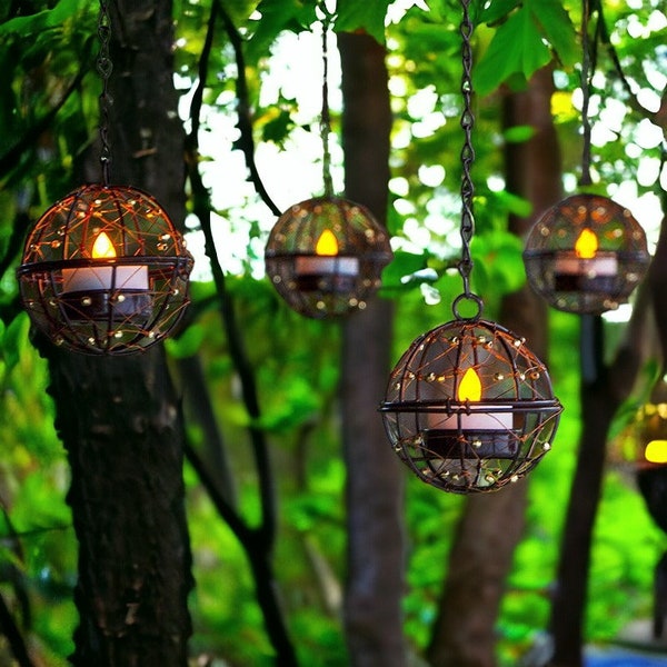 Garden Decorative Hanging Lights - Garden Solar lantern Decoration Custom Neon Lighting Custom Outdoors Sign Hanging Outdoor Light Lamp Gift