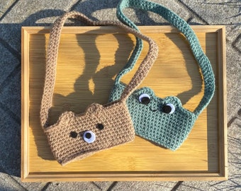 Crochet Animal Bubble Tea/Drink Holder